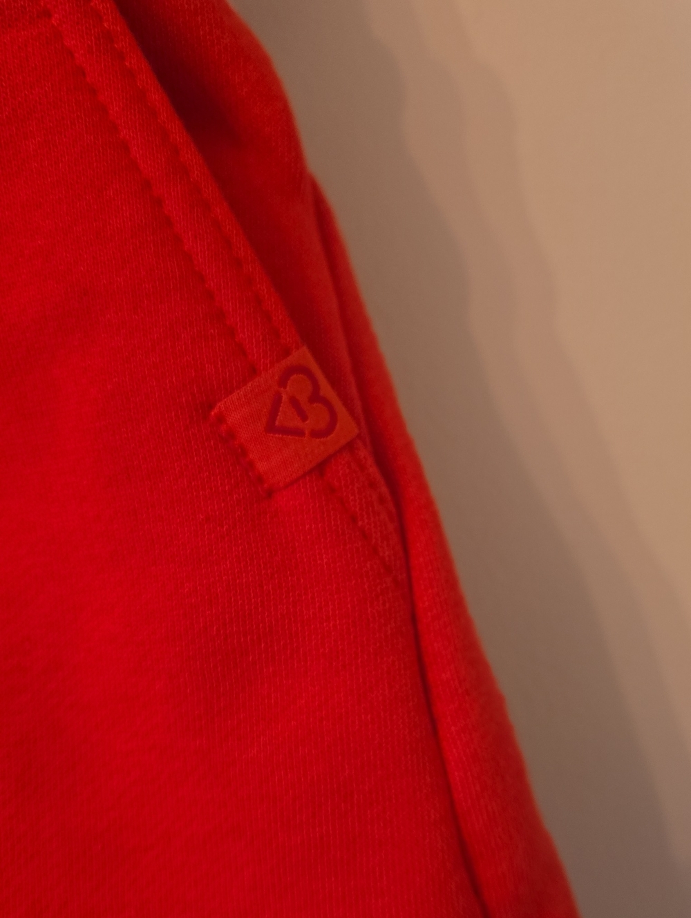 Blogilates Red Fleece Shorts - Picture 4 of 5